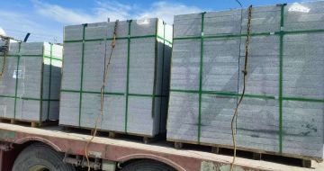 萍乡 芝麻白花岗岩地铺石装车日常