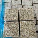 萍乡 黄金麻花岗岩自然面小方块，弹石，马蹄石等