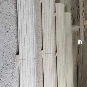 萍乡 花岗岩厂家带你看白麻花岗岩门楼大柱柱皮