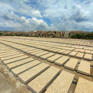 萍乡 黄金麻荔枝面花岗岩石材地铺石防护中