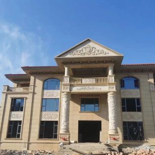 萍乡 黄金麻花岗岩别墅外墙干挂