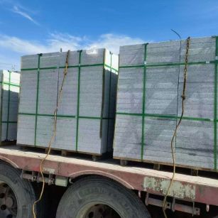 萍乡 芝麻白花岗岩地铺石装车日常