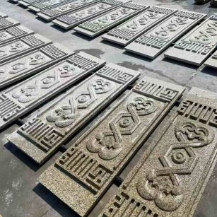 萍乡 黄金麻花岗岩外墙雕刻板