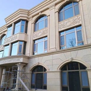 萍乡 黄金麻花岗岩别墅外墙干挂