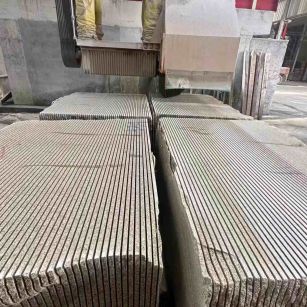 萍乡 车间生产日常，黄金麻白麻花岗岩