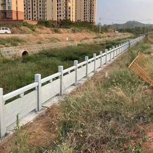萍乡 白麻河道栏杆效果展示图