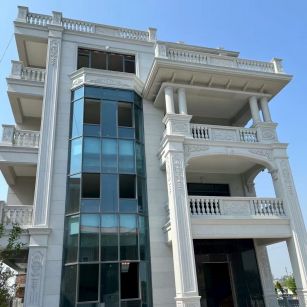 萍乡 白麻花岗岩别墅外墙干挂效果展示