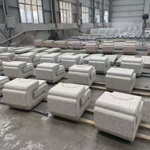 萍乡 白麻花岗岩异形加工-石凳，坐凳