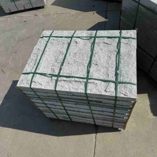 萍乡 白麻花岗岩石材自然面蘑菇石成品