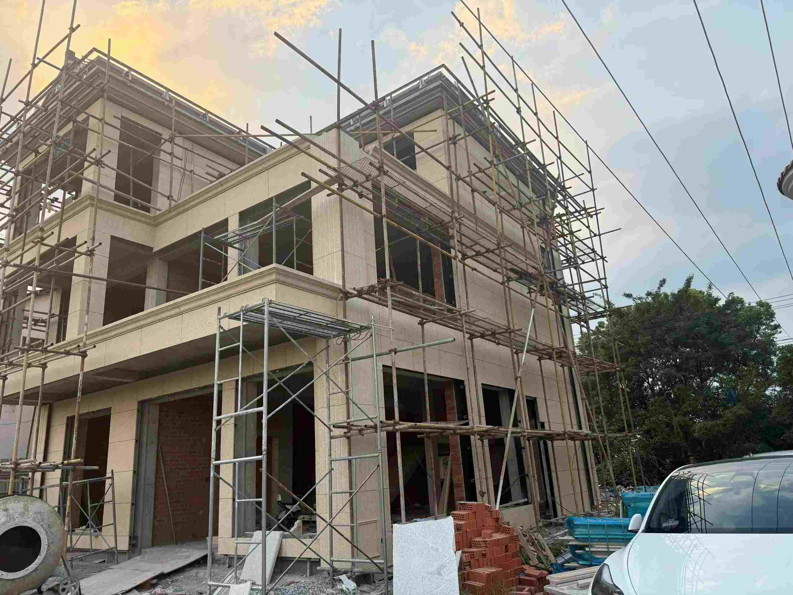 萍乡 黄金麻荔枝面花岗岩外墙干挂