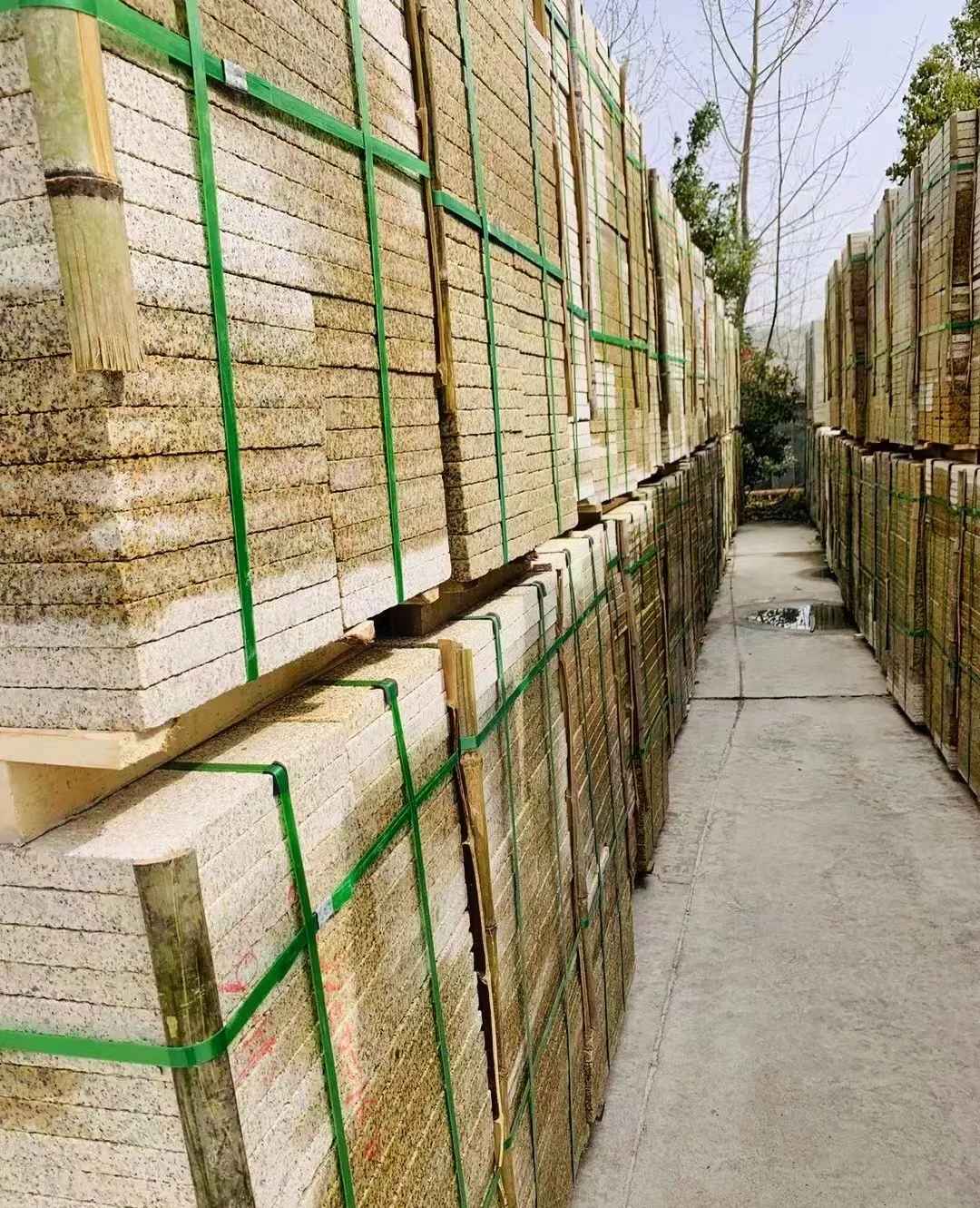 萍乡 黄金麻花岗岩荔枝面地铺石