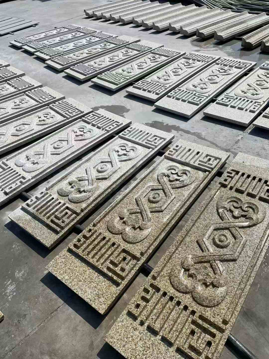 萍乡 黄金麻花岗岩外墙雕刻板