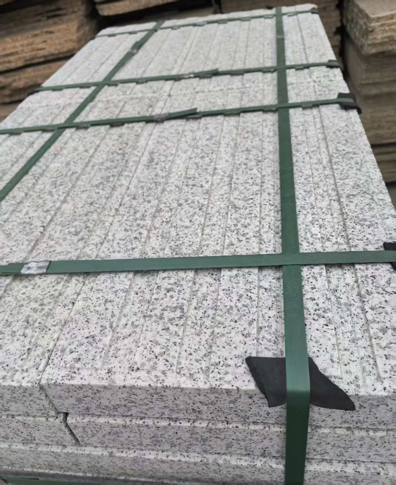 萍乡 白麻花岗岩直行盲道石，盲条，地铺石