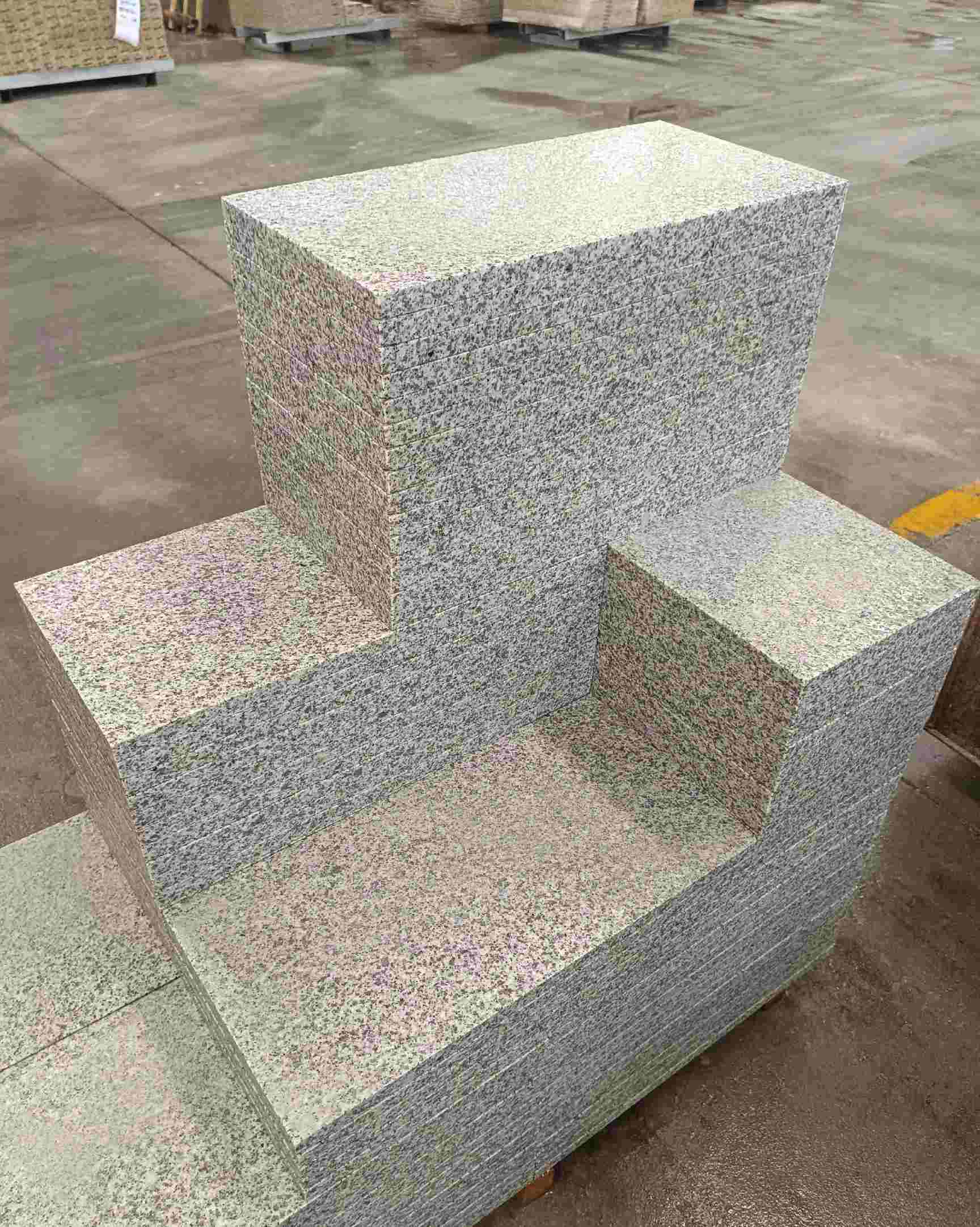 萍乡 白麻花岗岩荔枝面地铺石