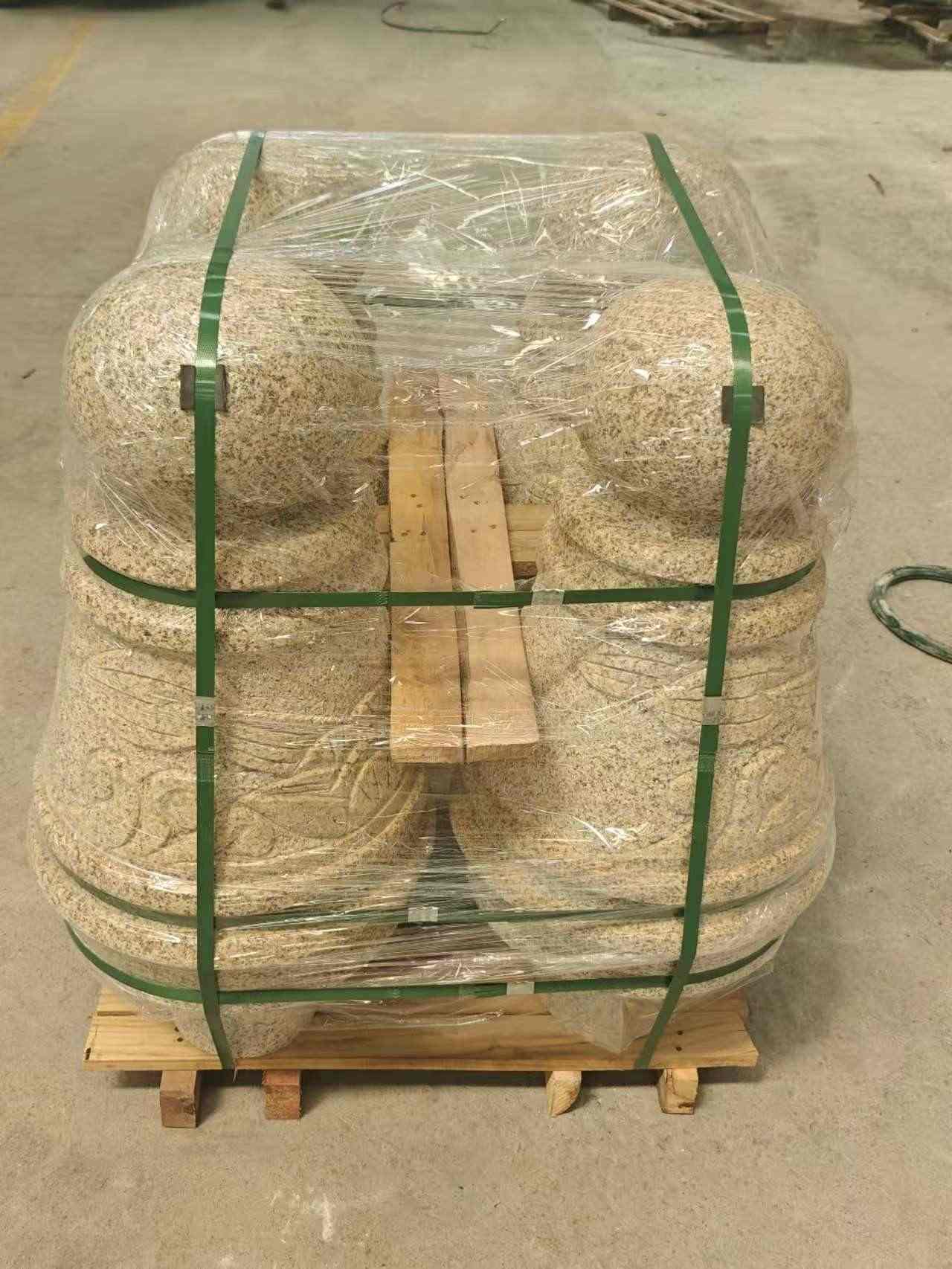 萍乡 黄金麻异形定制雕花——棒棒糖挡车柱