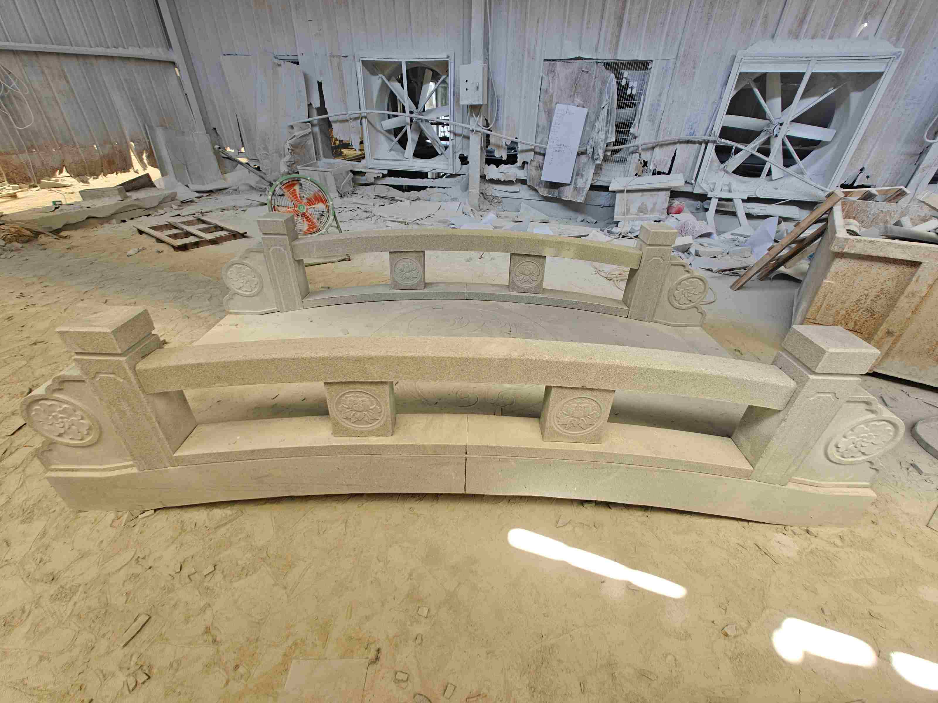 萍乡 芝麻灰花岗岩异形加工-拱桥，石桥