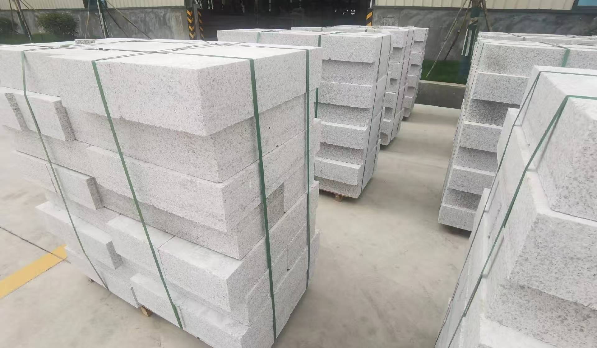 萍乡 白麻花岗岩路沿石，立缘石，平缘石，路牙石，道牙石，马路牙子等