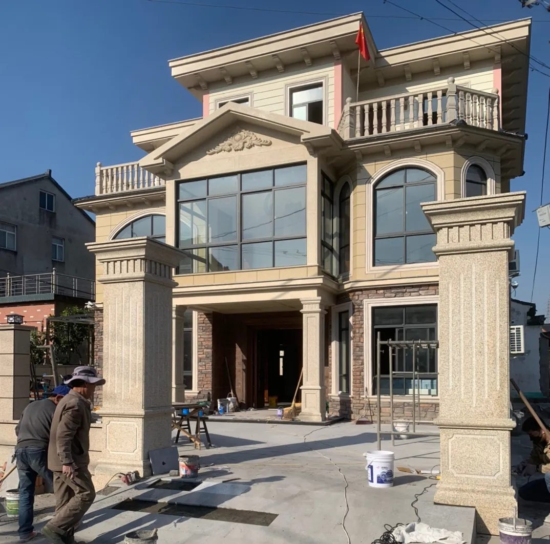 萍乡 黄金麻花岗岩荔枝面别墅外墙干挂私家专属