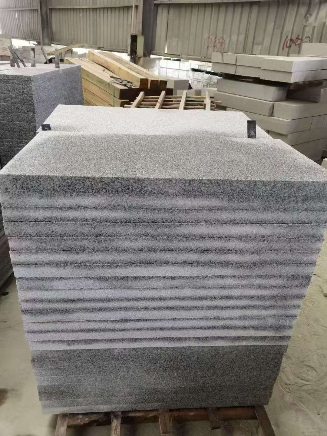 萍乡 芝麻白5公分火烧地铺成品，900*400，规格可定制